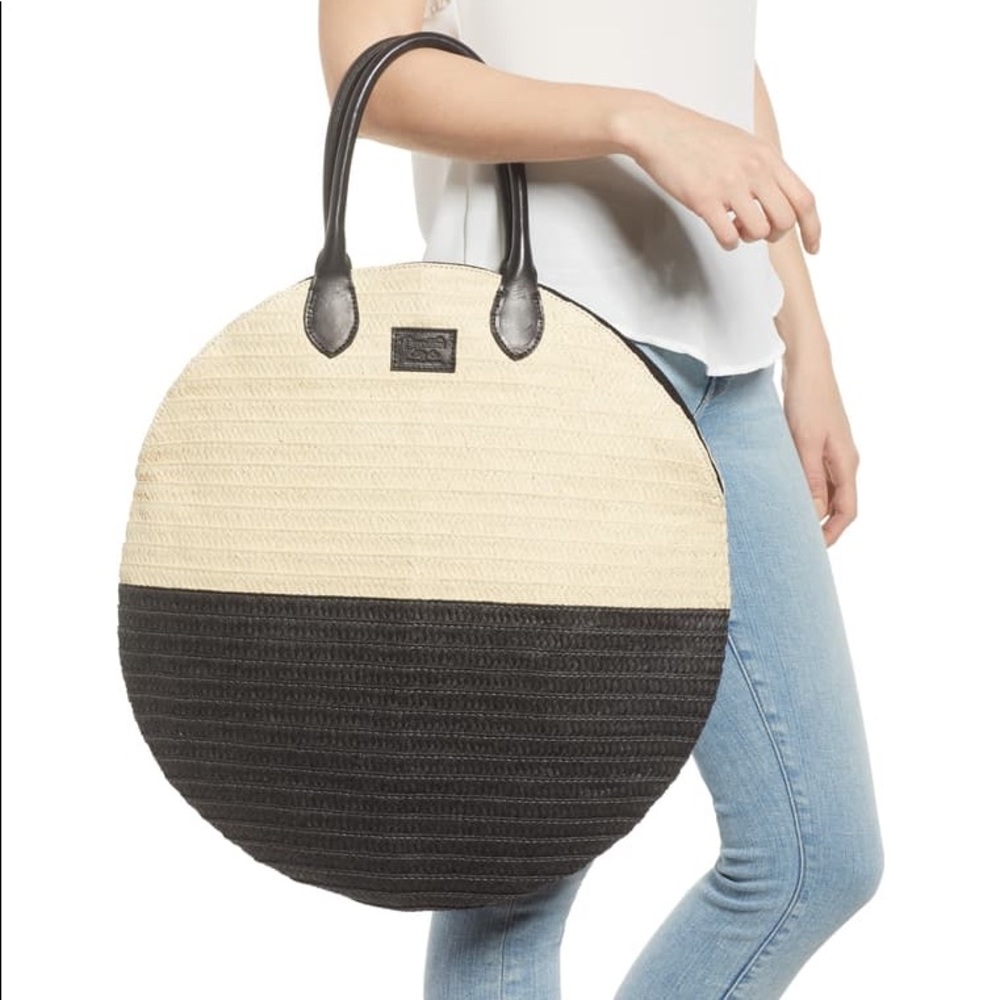Brixton Amalie Straw Circle Bag